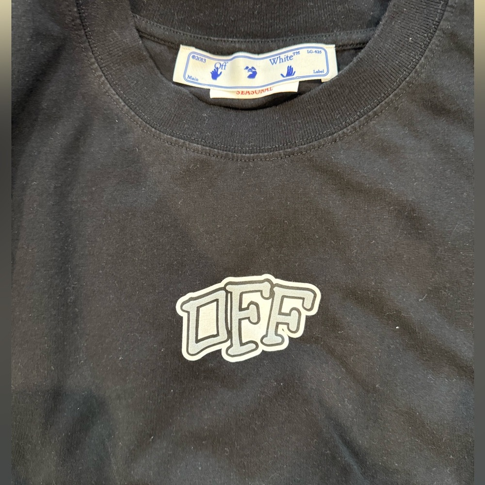 Black Off-White T-Shirt